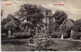 1903 Neues Rathaus - Doos´sches Palais -  und Bürgermeisters Garten