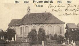 1915 Kirche St. Georg zu Krummendiek in der Wilstermarsch