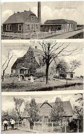 1911 Averfleth, Dampf-Schöpfwerk, Gasthof Dukunder, Schule