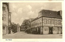 1915 Die damalige Markt-Straße – die heutige Op de Göten in der Stadt Wilster