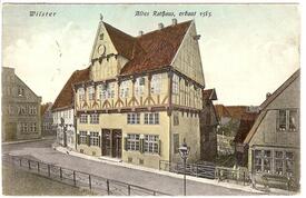 1898 Marktstraße (spätere Op de Göten) mit dem Alten Rathaus