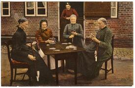 1907 Pfeife rauchende Frauen in Kudensee
