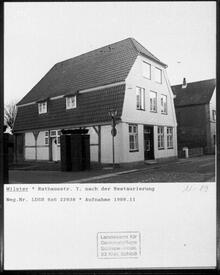 1986 - 1989 Gelunge Sanierung eines alten Hauses an der Rathausstraße in Wilster