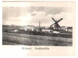 Stadtmühle und Meierei in der Stadt Wilster