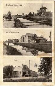 1909 Vaalermoor - Moorkanal, Gastwirtschaft Zur Doppeleiche
