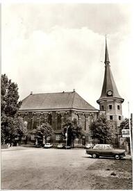 1972 Sonnin Straße und St. Bartholomäus Kirche zu Wilster