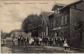 1910 Rumflether Straße, Gaststätte Zur frischen Quelle in der Stadt Wilster