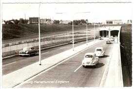 1964 Rendsburg, Einfahrt Kanaltunnel