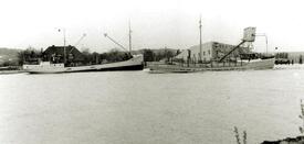 15. April 1963 Kornhaus Burg am Nord- Ostsee Kanal umgestürzt
