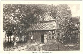 1918 Badehaus im Bürgermeister Garten der Stadt Wilster