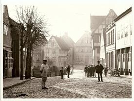 1880 Marktstraße, die spätere Op de Göten in Wilster