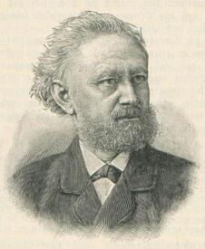 Der in Brokdorf geborene Dichter Paul Trede (1829 - 1909)