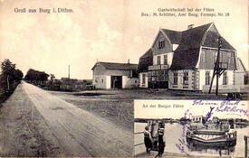 1912 Gastwirtschaft Kanalhof bei der Burger Fähre am Kaiser-Wilhelm Kanal