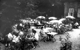 1965 Trichter Gaststätte - Restaurant Garten in der Stadt Wilster