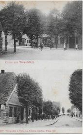 1907 Wewelsfleth - Straße Neustadt, heutige Dorfstraße