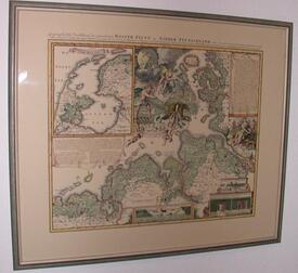 1717 Geographische Vorstellung der jämmerlichen Wasser-Flut in Nieder-Teutschland