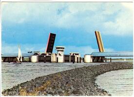 1980 Sperrwerk an der Mündung der Stör in die Elbe