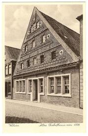 1930 Das Hudemann´sche Haus in der Schmiedestraße in der Stadt Wilster