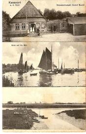 1917 Kasenort, Mündung der Wilsterau in die Stör, Schenkwirtschaft