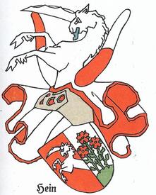 Wappen der Familie Hein aus der Wilstermarsch