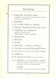 1954 Broschüre zu Heimatfest der Wilstermarsch in St. Margarethen