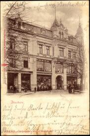 1900 Waarenhaus Konrad Drückhammer in der Kirchenstraße in Itzehoe