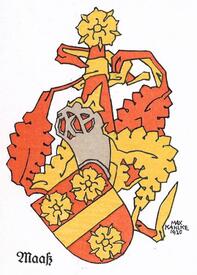 Wappen Familie Maaß aus der Wilstermarsch