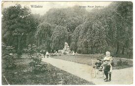 1909 Stadtpark mit dem Johann Meyer Denkmal