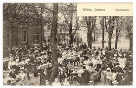 1910 Konzertgarten am Trichter, einem historischen Gartenhaus in Wilster