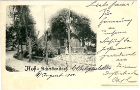 1900 Gehöft Schadendorf an der Bekau in der Gemeinde Bekmünde