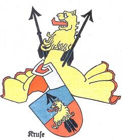 Wappen der Familie Kruse aus der Wilstermarsch