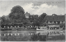 1909 Heiligenstedten - Gasthof Zur Erholung - Personenschifffahrt auf der Stör